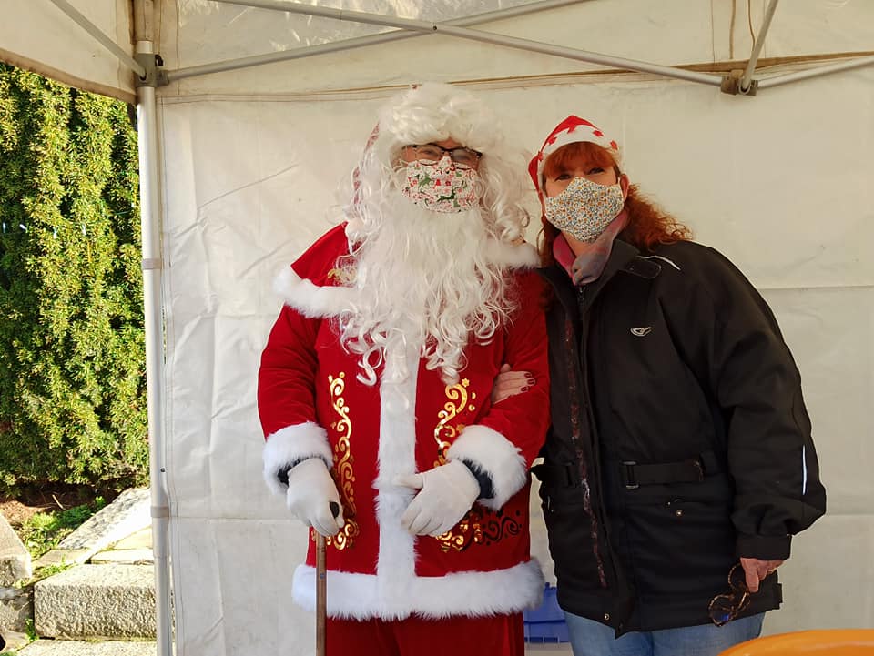 Marché de Noël avec le Père Noël
