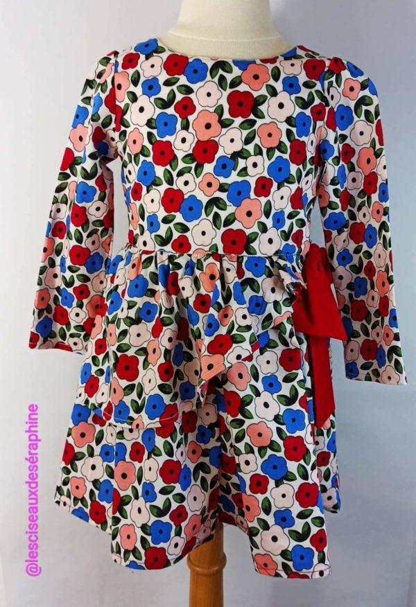 Robe coton imprimé floral