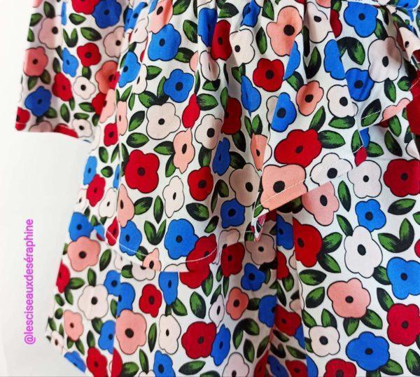 Robe coton imprimé floral