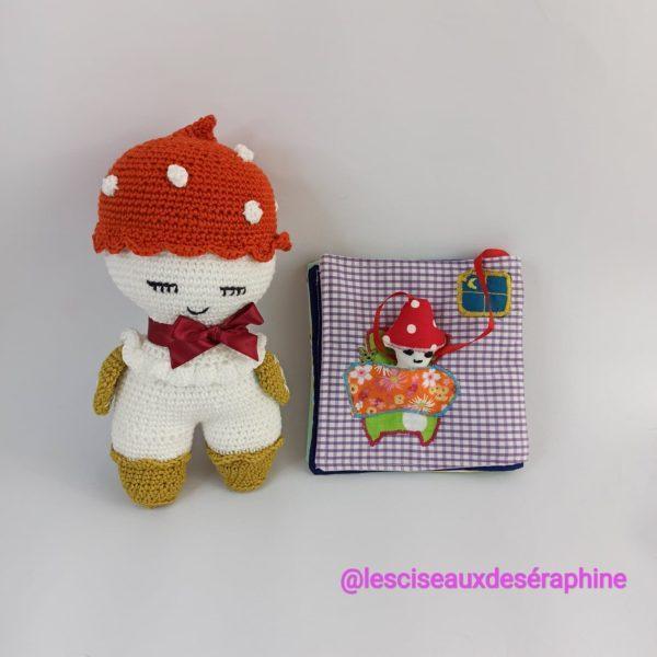 Livre doudou crochet