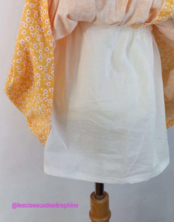 Robe imprimé floral jaune