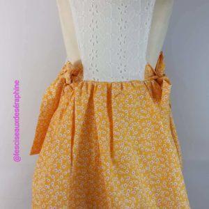 Robe imprimé floral jaune