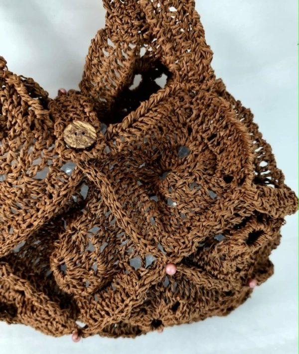 Sac cabas crocheté
