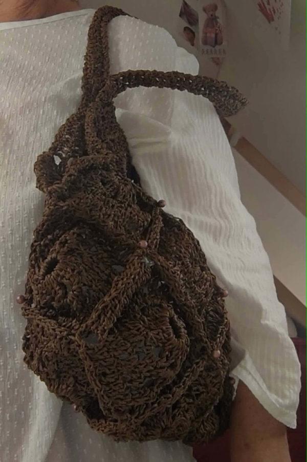 Sac cabas crocheté